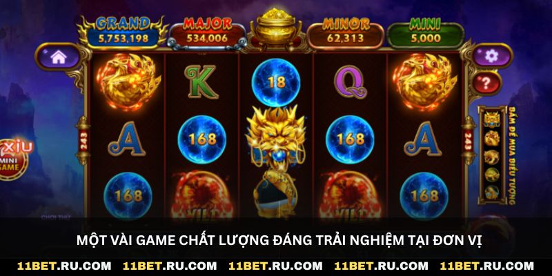 Một vài game chất lượng đáng trải nghiệm tại đơn vị