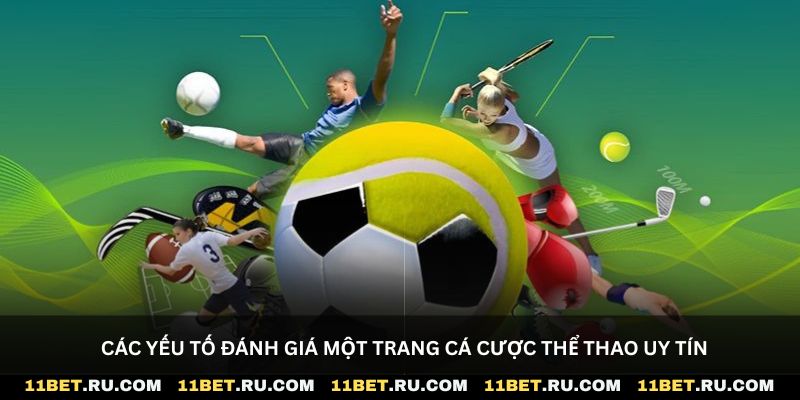 Các yếu tố đánh giá một trang cá cược thể thao uy tín